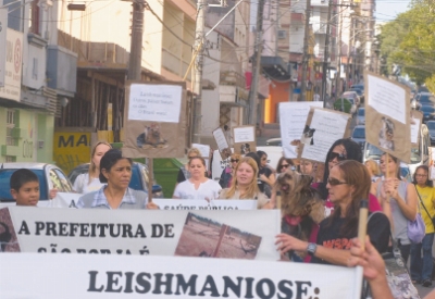 protesto em Santa Maria (RS)