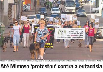 protesto em Santa Maria(RS)